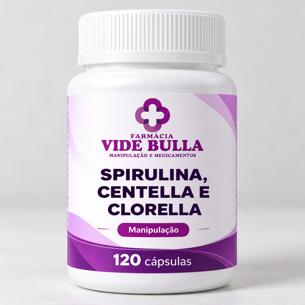 Imagem ilustrativa de Spirulina, Centella e Clorella